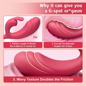 Vibrateur lapin, jouets sexuels pour femmes - Vibrateur interne, gode lapin, stimulateur clitoridien féminin avec 10 modes de vibration - Product Image 3