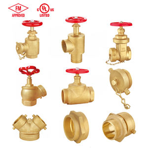 Leyon valvole in ottone antincendio antincendio di alta qualità FM UL in ottone con angolo a sfera valvola di arresto del tubo - Product Image 2
