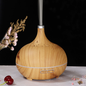 Diffuseur d'arômes YX-158 Stars And Moon 0,5L, design imitation bois, humidificateur pour la maison, le bureau et l'intérieur - Product Image 5