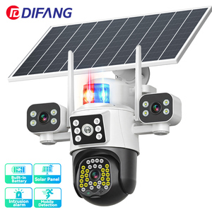 V380 Pro 20MP Wifi/4 gam năng lượng mặt trời Powered CCTV <span class=keywords><strong>Camera</strong></span> không dây chuyển động của con người theo dõi ngoài trời PTZ <span class=keywords><strong>camera</strong></span> được trang bị với đèn báo động - Product Image 1