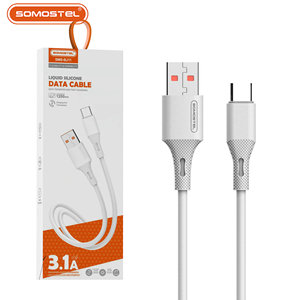 <span class=keywords><strong>Cable</strong></span> USB de Carga Rápida Somostel 3.1A con Revestimiento de Silicona Líquida para <span class=keywords><strong>iPhone</strong></span> 12 <span class=keywords><strong>13</strong></span> 14 <span class=keywords><strong>Pro</strong></span> <span class=keywords><strong>Max</strong></span> - Product Image 4