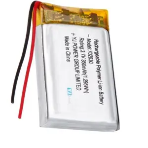 Lithium Ion Lipo Cell Polymer Rechargeable Battery Battery Cell Inventory Fast Delivery 702030 400mAh 350mah 3.7V NCM YJ Power