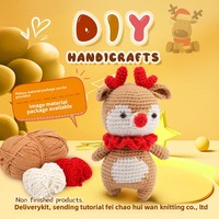 Kit Bahan Rajut Serat Akrilik untuk Kit DIY Boneka Buatan Tangan Video Bahasa Inggris Terlaris Anhui