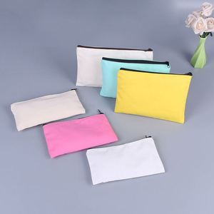 Customized Zipper Canvas Pencil <b>case</b> <b>Makeup</b> Bag Storage Bag - Product Image 6