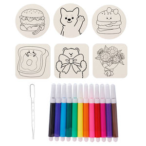 Papier mousse gonflé magique coloré 3D DIY Kit de peinture gonflé magique avec 12 couleurs de marqueurs acryliques - Product Image 3