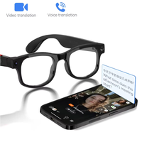Lunettes caméra intelligentes avec objectif autofocus, capture vidéo 1080P, traduction en temps réel et étanchéité IP64
