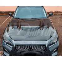 Infiniti Q50 2014-2018 için Yeni Tasarım Drifton Karbon Fiber Kaput Siyah 3K/6K/12K Dokuma Parlak ve Mat Kaplama