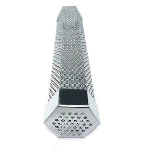 Tube fumoir hexagonal rond en acier inoxydable 304 pour <span class=keywords><strong>barbecue</strong></span>, générateur de fumée froide et chaude de 5 heures pour Traeger <span class=keywords><strong>Weber</strong></span> Grill - Product Image 3