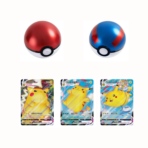 Venta al por mayor versión genuina PTCG Pikachu celebración PokeBall Anime regalo juguetes Pokemoed Ball y Pokemoned Booster Pack <span class=keywords><strong>juego</strong></span> de mesa - Product Image 5
