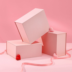 High Quality Custom Pink Folding Personalize Packaging Cardboard Rigid <strong>Box</strong> Clothing Gift <strong>Box</strong> Packaging Luxury Packaging <strong>Box</strong> - Product Image 2