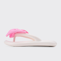 Girly Heart Bowknot Toe Imprimé Tongs Femmes D'été En Plein Air Plage Vacances EVA Antidérapant Semelle Souple Sandales Mode Tendance