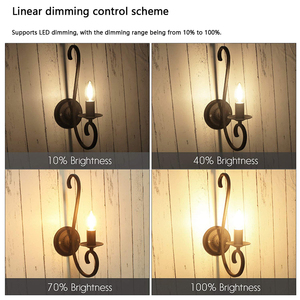 <span class=keywords><strong>LED</strong></span> Dimming Linear Alto Brilho Lâmpada De Vidro Não Escalda Lâmpada De Vela Vintage Lâmpada De Instalação De Luz Pingente Rosqueada Lâmpada - Product Image 2