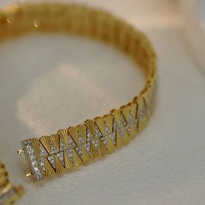 Xinfly 18K Gold Chunky Fine Fashion Jewelry Bracelet Woman <b>Men</b> Luxury - Product Image 5
