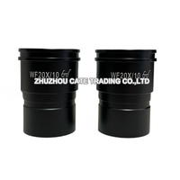 WF20X FOV lensa mikroskop 30MM, Diameter pasang 10mm untuk mikroskop biologi Stereo
