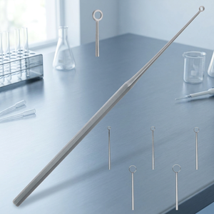 Curette Buck Ear droite en acier inoxydable, instrument chirurgical manuel certifié CE Classe I pour utilisation en chirurgie - Product Image 4