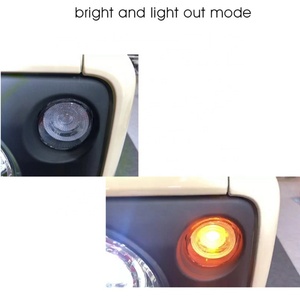 Nouveautés Sanvi 2 pièces, feux de positionnement LED complets, accessoires de voiture pour Suzuki JIMNY 2018 2019, phare avant de voiture, feux de jour - Product Image 6