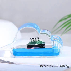 Barco Pirata de One Piece en Botella de Deriva Fluida, Modelo Decorativo para el Hogar y el Coche, Juguete de Anime para Regalo - Product Image 6