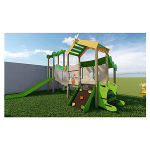 Juego de Toboganes para Niños al Aire Libre <span class=keywords><strong>con</strong></span> Estructura de Escalada, Equipo de Juego Comercial Seguro para <span class=keywords><strong>Parques</strong></span> y Escuelas - Product Image 5