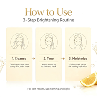 Ensemble de soins du visage à la vitamine C à base de plantes Lance Private Label pour éclaircir et unifier le teint, kit de voyage pour une peau éclatante