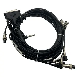 Produsen kustom perakitan kabel audio alat musik Drum kit kawat penghubung kabel untuk d-sub 25pin kabel