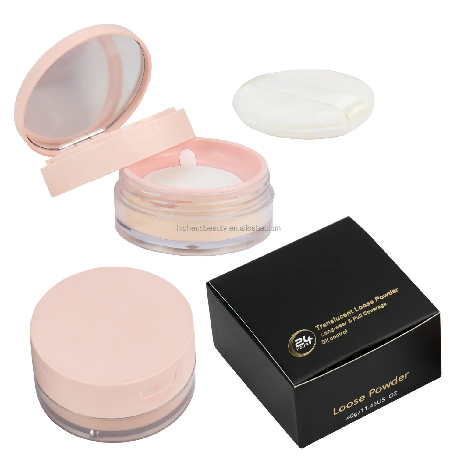 OEM/ODM Customized Waterproof Foundation Makeup Loose Powder Private Label Oil Control Sweat Proof Setting Mineral Powder