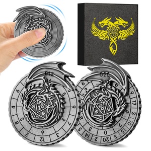 Oferta Especial: Dado Giratorio de Metal D20 con Diseño de Dragón Volador para Juegos de Rol, Dados DND para Jugadores, Regalo para Juegos de Mesa - Product Image 6