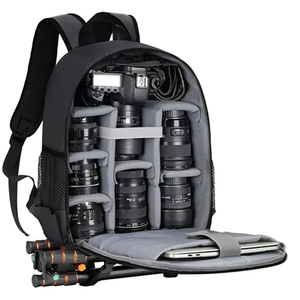 Mochila Profesional Casual de Gran Capacidad para Cámara Réflex Digital Oxford, Ligera, Resistente al Agua, con Cierre y Logotipo Personalizable - Product Image 1