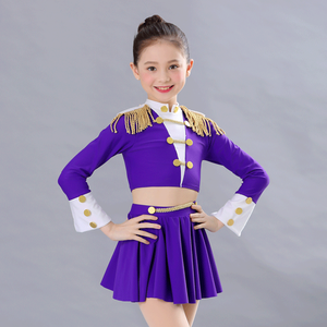 Robe de danse de ballet pour filles de style marine, costume de cheerleading professionnel, tenue de danse pour spectacle sur scène - Product Image 6