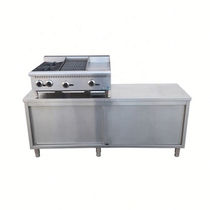 Commercial Counter Top <strong>Griddle</strong> with Charbroiler <strong>Range</strong> <strong>Gas</strong> Cooking Stove <strong>Gas</strong> <strong>Range</strong> with Bbq Grill - Product Image 6