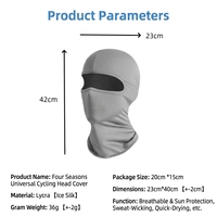 Balaclava multifonctionnelle, masque de ski coupe-vent, anti-poussière, respirant, couvre-visage complet pour le cyclisme, les sports de plein air, compatible avec les casques