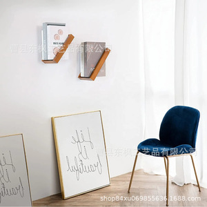 Wooden Wall Mounted Book <b>Shelf</b> Rectangle Multipurpose Durable Storage <b>Rack</b> For Study Room Living Room Organization - Product Image 1