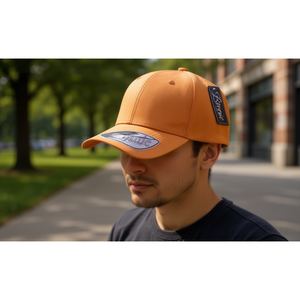 Cappello Bonnie Curved Eyebrow Plain 58-63 cm in cotone a 6 strati con stampa a trasferimento termico per tutte le stagioni - Product Image 2