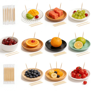 Vente directe usine, Meilleure vente, <span class=keywords><strong>Prix</strong></span> abordable, Cure-dents à double tête en bambou de haute qualité pour le nettoyage des dents, le barbecue et les fruits - Product Image 5