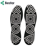 Semelles de chaussures en fibre de carbone PU Poron avec soutien de la voûte plantaire, antidérapantes, désodorisantes, absorbant les chocs, soulagement de la fasciite plantaire, semelles de sport