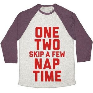 วัน, ทู, สกิปอะฟวีฟ, เนปไทม์ เสื้อยืดเบสบอลแบบทรีเบลนด์สำหรับทุกเพศ - Product Image 2