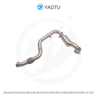 Tuyau d'échappement YT SS304 pour Mercedes Benz W176 A200 B200 CLA200 GLB200 GLA200 1.6T 2.0T