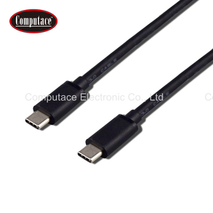 Black USB 3.0 Type-A to Type-C/ Type-C to Type-C PVC Charging <b>Cable</b> 20cm for <b>Computer</b> <b>Power</b> Bank and Portable Devices - Product Image 4