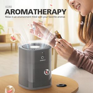 เครื่องฟอกอากาศแบบตั้งโต๊ะสำหรับบ้าน รุ่น <span class=keywords><strong>Room</strong></span> Cat พร้อมแผ่นกรอง HEPA สำหรับกำจัดฝุ่นในบ้าน - Product Image 4