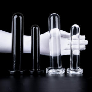 Hoch transparenter Anal Plug Vaginal Toy Sexy TPE Material Universal Straight <span class=keywords><strong>Tube</strong></span> Massage stab Anal Mastur batoren - Product Image 4