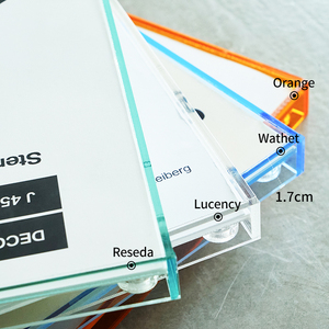 Ludaye Acrylic Box Photo <strong>Frame</strong>- Tarnish Resistant Reflective Wall Mount Rectangle Horizontal UV Printed 4-Color - Product Image 2