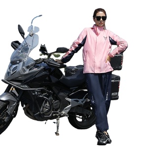 <strong>Women's</strong> &amp; Men's Reflective Rain Jacket Coat PU Material Waterproof <strong>Nylon</strong> Split <strong>Raincoat</strong> Pants Suit <strong>for</strong> Work Hiking &amp; Fishing - Product Image 1