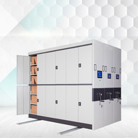 Système de rayonnage mobile compact robuste en acier pour le stockage d'archives de bureau et de bibliothèque – Étagères compactes
