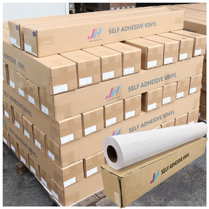 Vinilo Blanco Autoadhesivo Imprimible EcoSolvente de 140g, Brillante, Material para Pósteres de Autobús/Ventana, Publicidad Resistente al Agua - Product Image 1