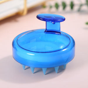 Cepillo para masaje del cuero cabelludo, 8x8x6,5 cm, silicona suave para uso doméstico, cepillo para champú, peine para baño - Product Image 3