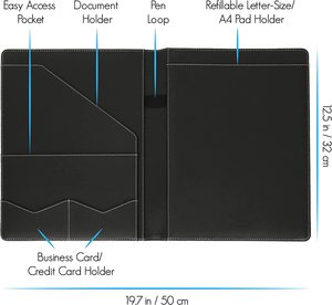 Bìa Đựng Hồ Sơ Bìa Đựng Tài Liệu Hợp Pháp Tiếp Tục Phỏng Vấn Bìa Đựng Danh Thiếp Bìa Đựng Hồ Sơ Bằng Da Tùy Chỉnh - Product Image 3
