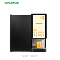 Dispensador de Bebidas Frías Comercial de Acero Inoxidable, Fácil de Usar, con Sistema IoT y Wifi, para Múltiples Sabores de Agua y Jugos