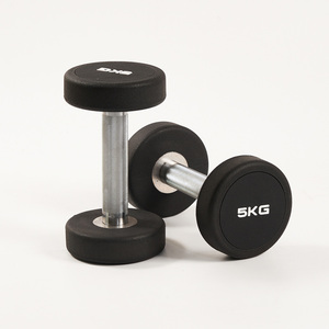 Cố định quả tạ đầu tròn đặt cao su bọc thép nguyên chất hoàn chỉnh bộ thiết bị tập thể dục tại nhà tập thể dục nam - Product Image 3