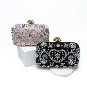 Fashion Beaded <b>Clutch</b> Handmade Beaded Rhinestone Evening Bag Party Dress Handbag for Women - Product Image 1