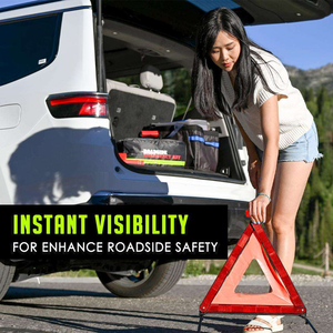 Kit di Emergenza Stradale con Segnali Luminosi e Kit di Pronto Soccorso per Auto - Product Image 6