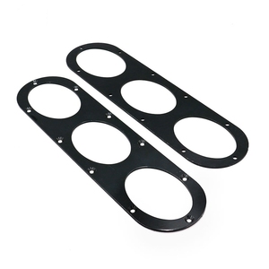 Panel Difusor de Aire Universal de Aluminio, Placa de Desviación de Aire para Parachoques Trasero de 3 Orificios, Piezas Aerodinámicas Mecanizadas por CNC - Product Image 1